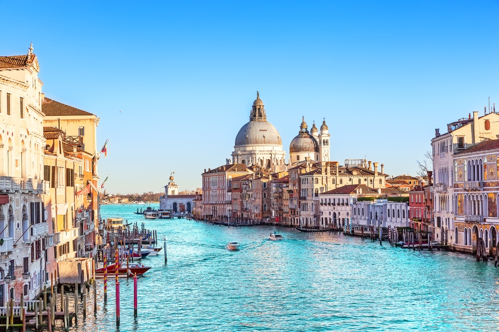 View of Grand Canal and Basilica Santa Maria della Salute
