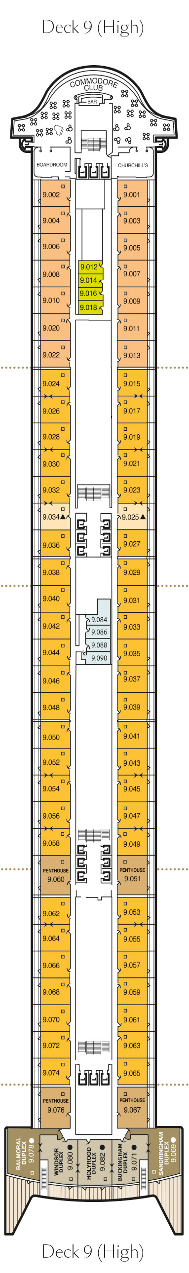 Deck 9 from May 2027