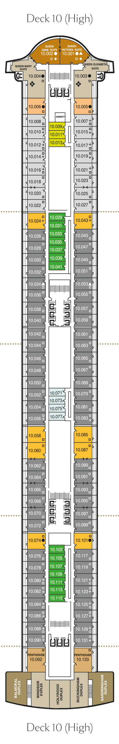 Deck 10 from May 2027