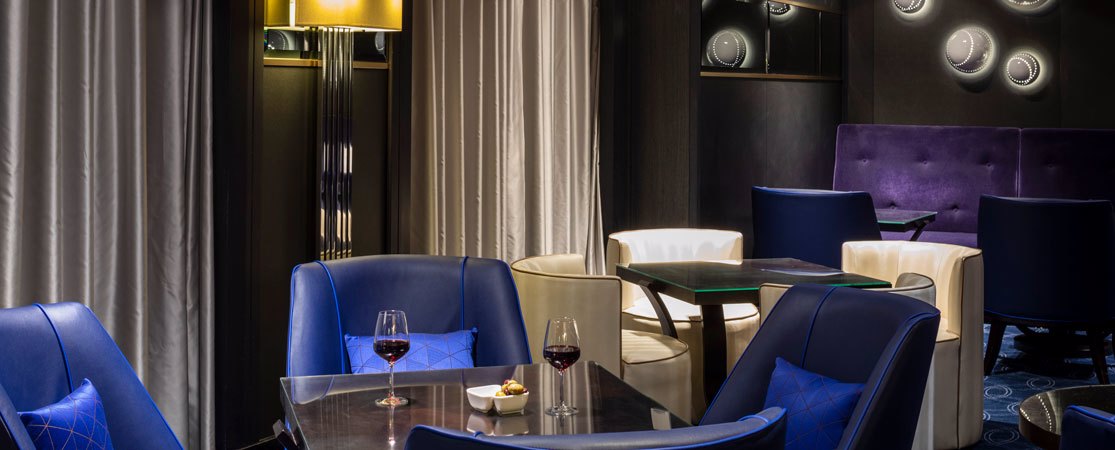 Britannia Blue Bar seating area