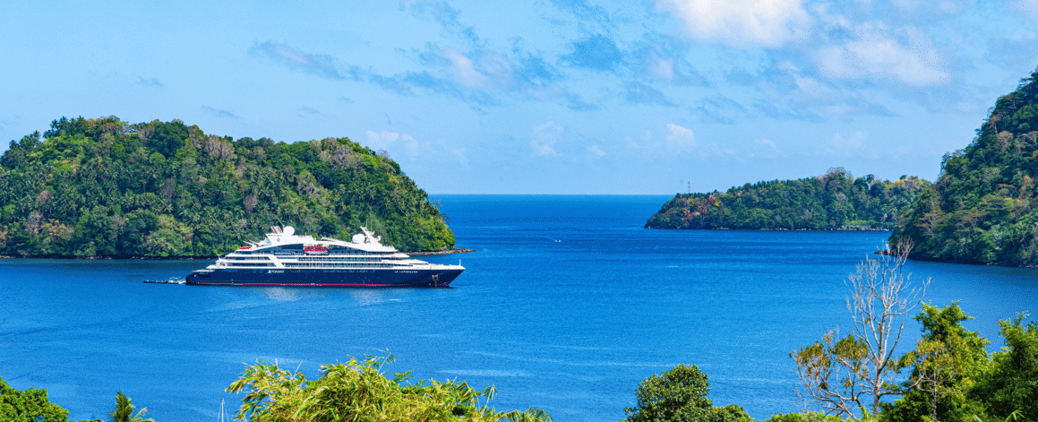 The Le Lapérouse cruise ship by Ponant