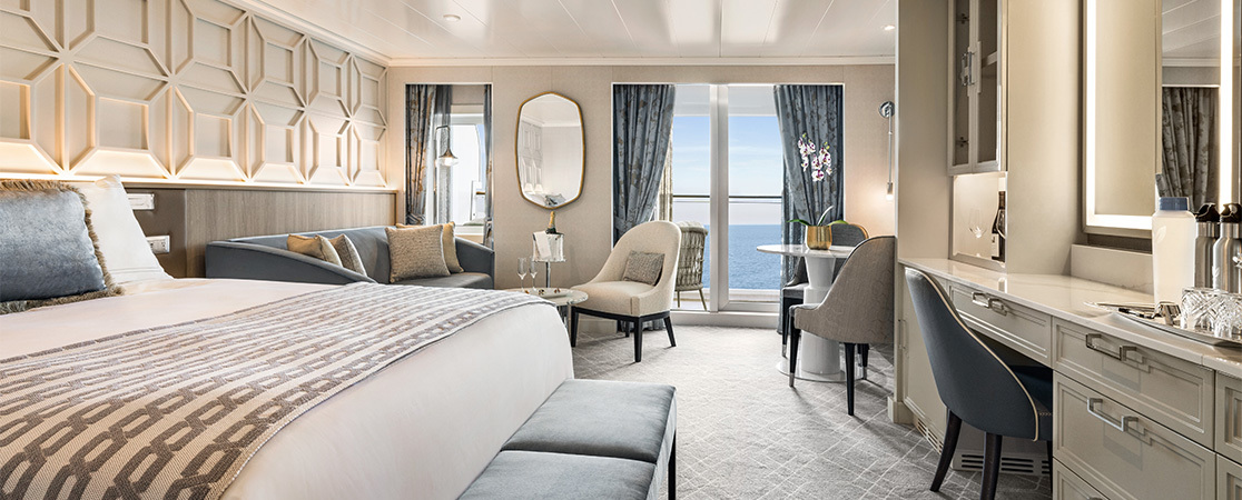 a Penthouse Suite on Oceania cruise ships
