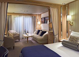 Star Balcony Suite by Windstar Cruises