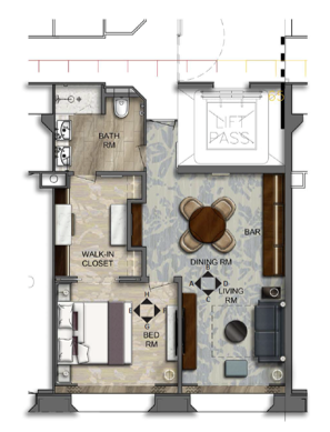 Windstar Deluxe Suite Floorplan by Windstar Cruises